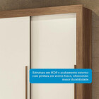 Guarda-Roupa Casal 3 Portas de Correr 9 Gavetas 204cm Maringá