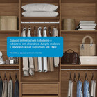 Guarda-Roupa Casal 3 Portas de Correr 9 Gavetas 204cm Maringá