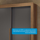 Guarda-Roupa Casal 3 Portas de Correr 9 Gavetas 204cm Maringá