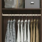 Guarda Roupa Casal 3 Portas De Correr 9 Gavetas Click Ébano