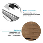 Guarda-Roupa Casal 3 Portas de Correr 9 Gavetas Com Espelho 1