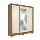Guarda-Roupa Casal 3 Portas de Correr 9 Gavetas Com Espelho 2