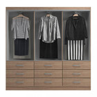 Guarda Roupa Casal 3 Portas De Correr 9 Gavetas Isabela Evidê