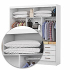 Guarda Roupa Casal 3 Portas De Correr 9 Gavetas Sevilha Cario