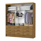 Guarda Roupa Casal 3 Portas De Correr 9 Gavetas Sevilha Cario