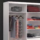 Guarda-roupa Casal 3 Portas De Correr Com 1 Espelho 100% Mdf