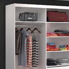 Guarda-roupa Casal 3 Portas De Correr Com 1 Espelho 100% Mdf