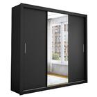 Guarda-roupa Casal 3 Portas De Correr Com Espelho 4 Gavetas I