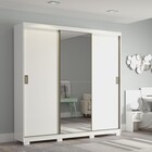 Guarda Roupa Casal 3 Portas De Correr Com Espelho Lara Panan