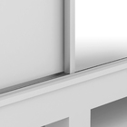 Guarda Roupa Casal 3 Portas De Correr Com Espelho Lara Panan