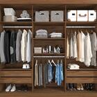 Guarda Roupa Casal 3 Portas De Correr Com Espelho Ravena Pana