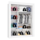 Guarda Roupa Casal 3 Portas De Correr Com Espelho Rosário Esp