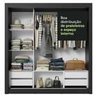 Guarda-roupa Casal 3 Portas De Correr Com Espelhos 4 Gavetas