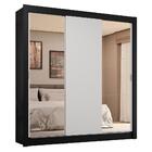 Guarda-roupa Casal 3 Portas De Correr Com Espelhos 4 Gavetas