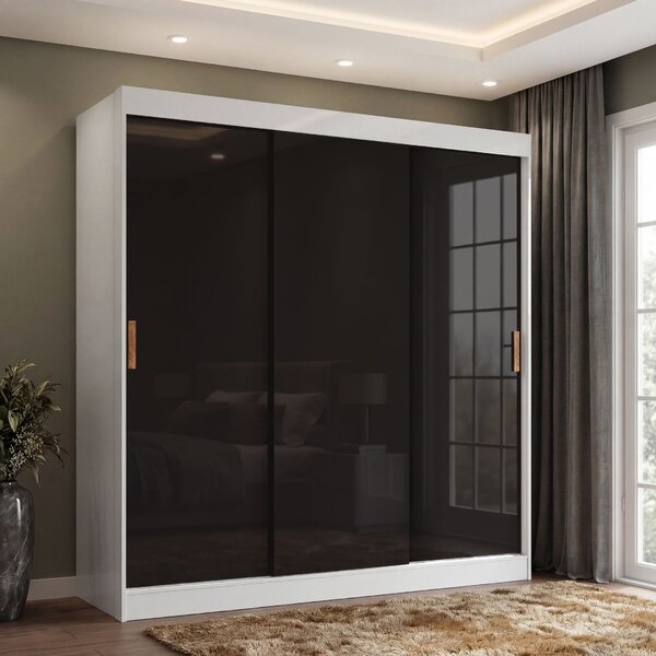 Guarda-roupa Casal 3 Portas De Correr E 4 Gavetas Flex Capri