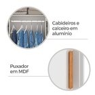 Guarda-roupa Casal 3 Portas De Correr E 4 Gavetas Flex Capri