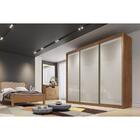 Guarda Roupa Casal 3 Portas De Correr E 6 Gavetas Natus Plus