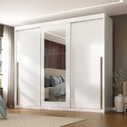 Guarda-roupa Casal 3 Portas De Correr E 6 Gavetas Spazio Bran