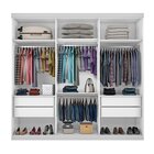 Guarda-roupa Casal 3 Portas De Correr E 9 Espelhos Ivy Yescas