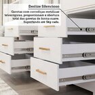Guarda-roupa Casal 3 Portas De Correr Espelho 7 Gavetas 1 Sap