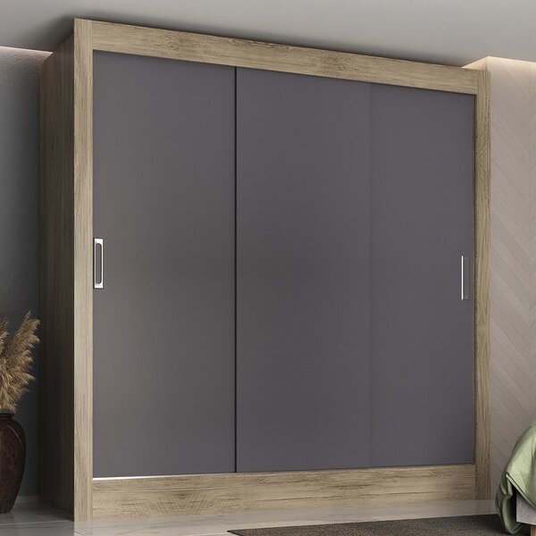 Guarda Roupa Casal 3 Portas De Correr Jequitibá Yescasa