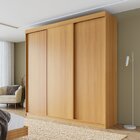 Guarda-roupa Casal 3 Portas De Correr Lisas Samambaia Cabecas