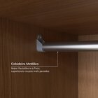 Guarda-roupa Casal 3 Portas De Correr Lisas Samambaia Cabecas