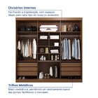 Guarda-roupa Casal 3 Portas De Correr Lisas Samambaia Cabecas