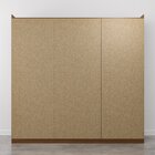 Guarda-roupa Casal 3 Portas De Correr Lisas Samambaia Cabecas