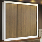 Guarda Roupa Casal 3 Portas de Correr Madesa Lyon Plus