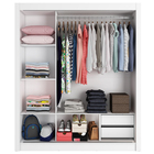 Guarda Roupa Casal 3 Portas de Correr Marrom Madesa Lyon