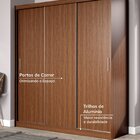 Guarda-roupa Casal 3 Portas De Correr Muriqui Maxx Cabecasa M