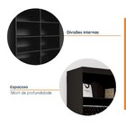 Guarda-roupa Casal 3 Portas De Correr Ripadas Samambaia Cabec