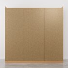 Guarda-roupa Casal 3 Portas De Correr Ripadas Samambaia Cabec