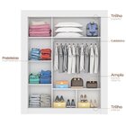 Guarda Roupa Casal 3 Portas De Correr Rosário Espresso Móveis