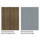 Guarda-roupa Casal 3 Portas De Correr Rustic/cinza Sublime Pl