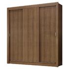 Guarda-roupa Casal 3 Portas De Correr Rustic Nobre Madesa