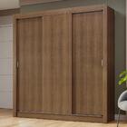Guarda-roupa Casal 3 Portas De Correr Rustic Nobre Madesa