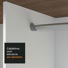 Guarda-roupa Casal 3 Portas De Correr Rustic/preto Nobre Made