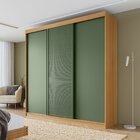 Guarda-roupa Casal 3 Portas De Correr Samambaia Cabecasa Made