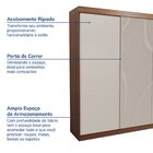 Guarda-roupa Casal 3 Portas De Correr Samambaia Cabecasa Made