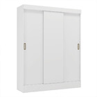 Guarda Roupa Casal 3 Portas de Correr San Marino Maxel Móveis