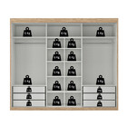 Guarda Roupa Casal 3 Portas De Correr Senna Maxel Móveis