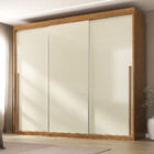 Guarda Roupa Casal 3 Portas De Correr Senna Maxel Móveis