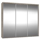 Guarda-roupa Casal 3 Portas De Espelho 100% Mdf 1987e3 Demoli