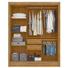 Guarda Roupa Casal 3 Portas Deslizantes Com Espelho 9810 Moval