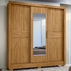 Guarda Roupa Casal 3 Portas Deslizantes Com Espelho 9880 Moval