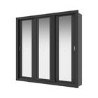 Guarda Roupa Casal 3 Portas Doha Prime 2 Gavetas Carraro Ripa