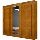 Guarda-roupa Casal 3 Portas E 6 Gavetas Suécia C/ Espelho – R