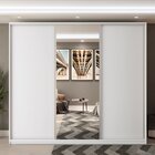 Guarda Roupa Casal 3 Portas Em Bp Com 1 Espelho E Belluno  Br